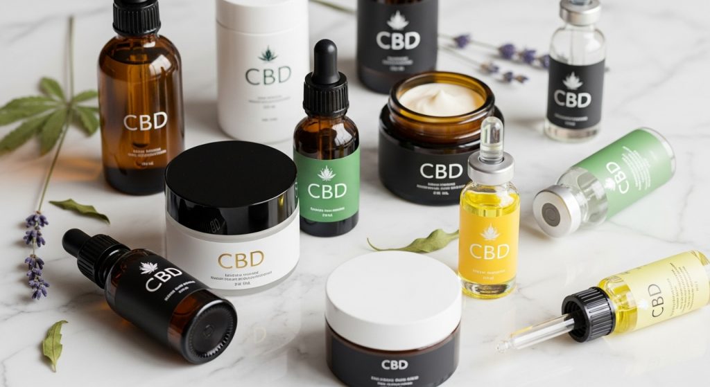 Various CBD oils and cream