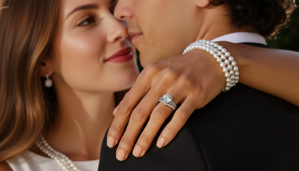 engaged couple