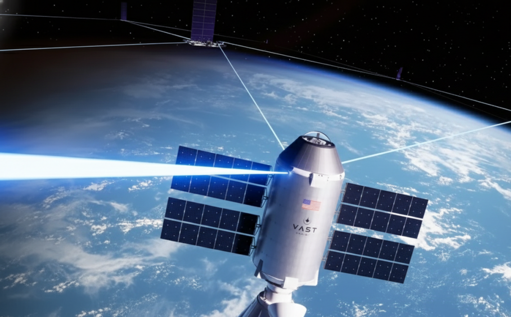 satellite in space