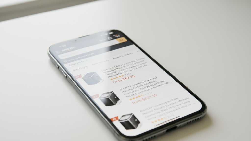 phone with amazon app