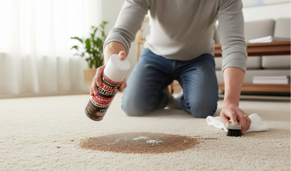 Quick Clean-Ups Made Easy: Bull Shot Carpet Remover and Poo-Pourri Sets for a Fresher, Cleaner Home