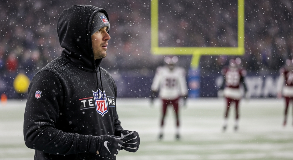 player wearing Official NFL apparel
