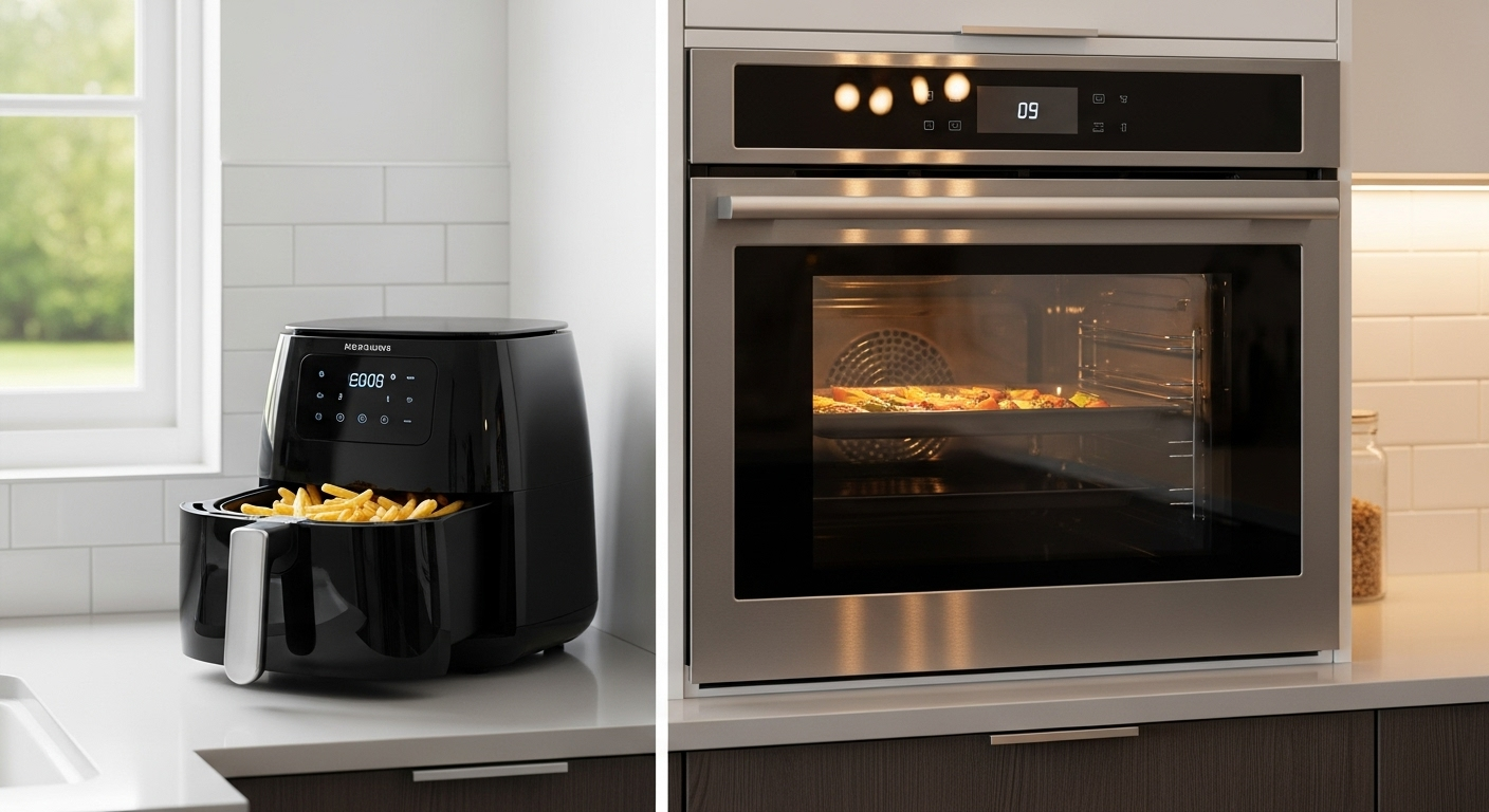 Air Fryer vs. Oven: Quick Family Meals with the GreenPan 7-Qt (Plus Smart Prep & Serve Gear)