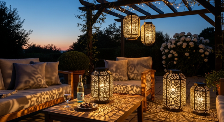 Bernini Solar Lanterns: Luxury Outdoor Mood Lighting That Glows From Dusk to Dawn