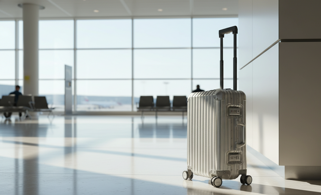 suitcase at the airport