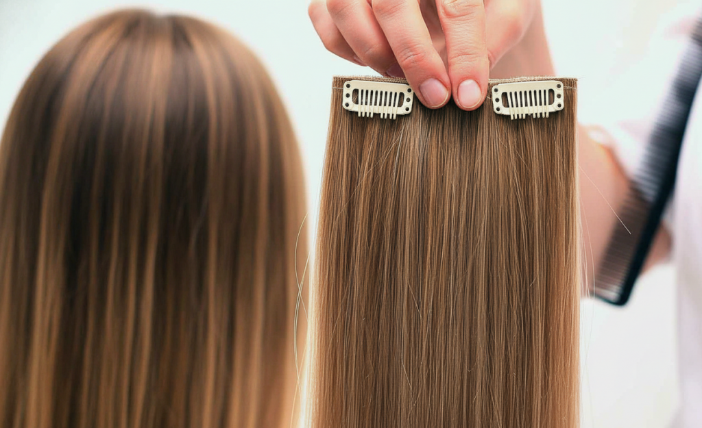 hair extension clips