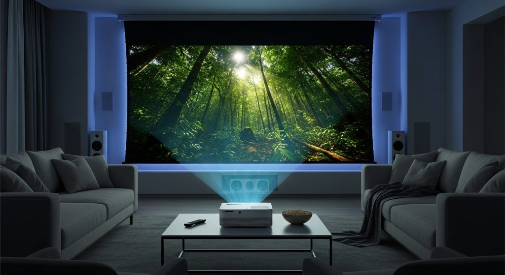 Projector in home 